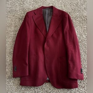 Suitsupply 40S Red Blazer Custom Made